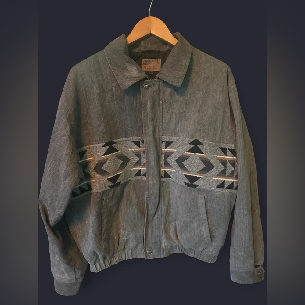 1980s Pendleton SouthWestern High Grade Cotton Jacket 🖤 Rare